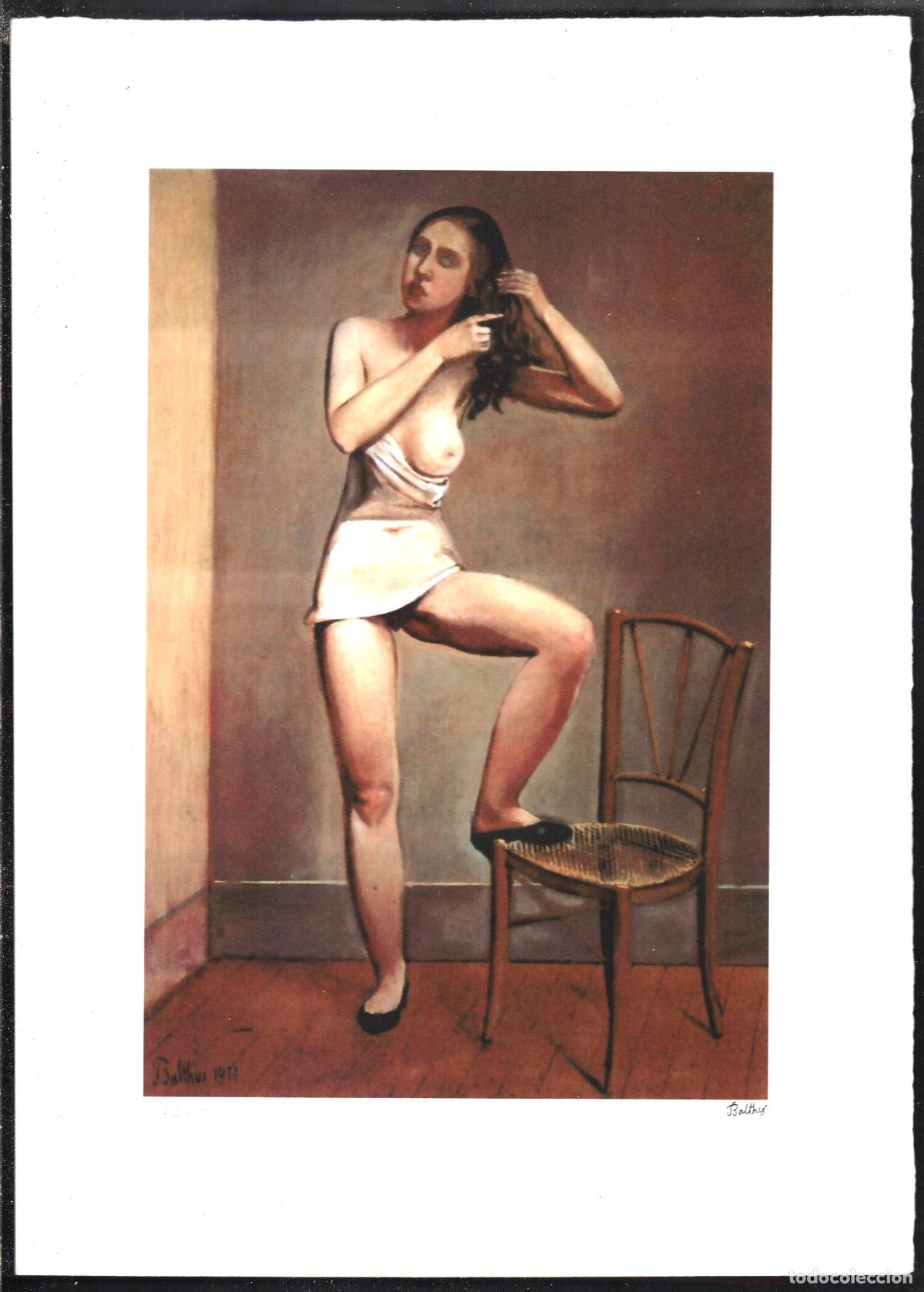 Arte: BALTHUS DESNUDO REPRODUCCI&Oacute;N OBRA IMPRESI&Oacute;N DIGITAL NUMERADA FIRMADA L&Aacute;PIZ 140/300 EJEMPLARES