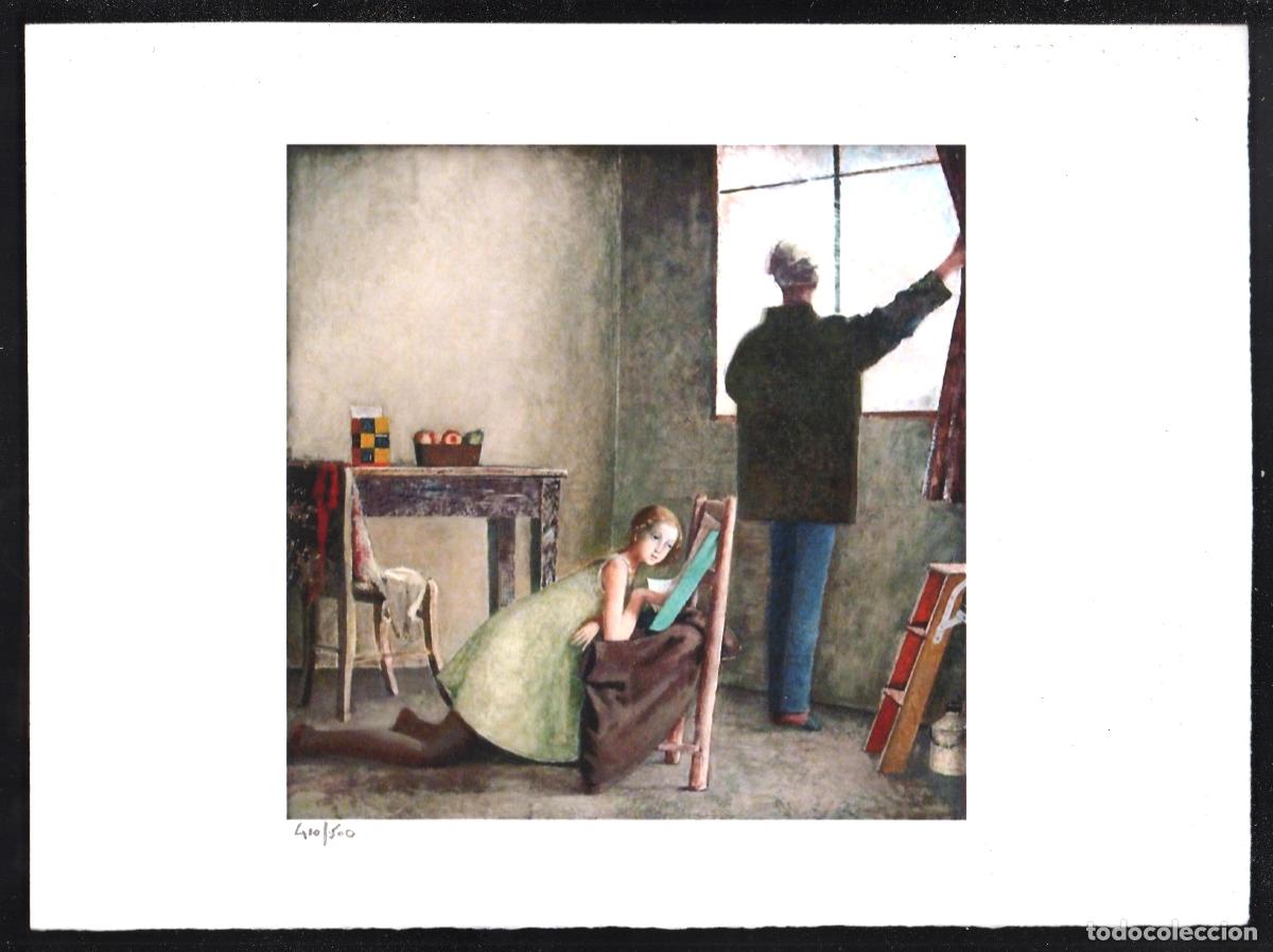 Arte: BALTHUS ANDRE DERAIN Y LA MODELO REPRODUCCI&Oacute;N OBRA IMPRESI&Oacute;N DIGITAL NUMERADA A L&Aacute;PIZ 410/ 500 EJEMP
