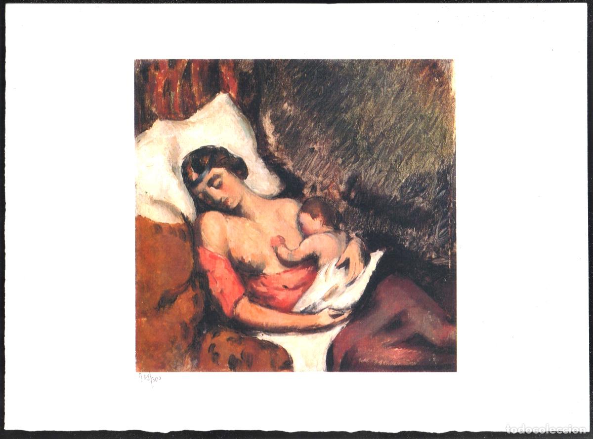 Arte: PAUL C&Eacute;ZANNE MATERNIDAD REPRODUCCI&Oacute;N OBRA IMPRESI&Oacute;N DIGITAL NUMERADA A L&Aacute;PIZ 295/300 EJEMPLARES