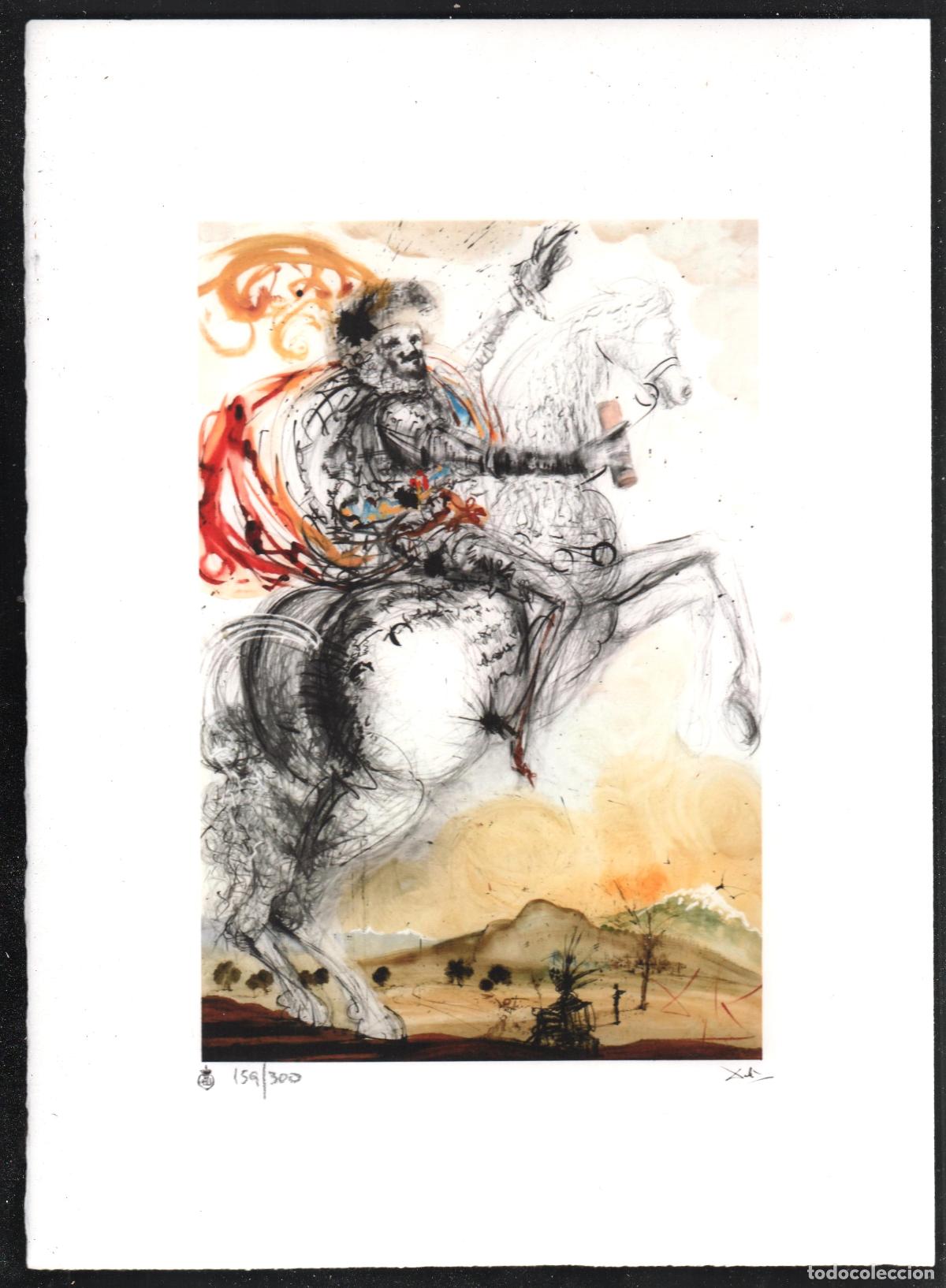 Arte: SALVADOR DAL&Iacute; CONDE DUQUE OLIVARES REPRODUCCI&Oacute;N IMPRESI&Oacute;N DIGITAL NUMERADA L&Aacute;PIZ 159 /300 EJEMPLARES