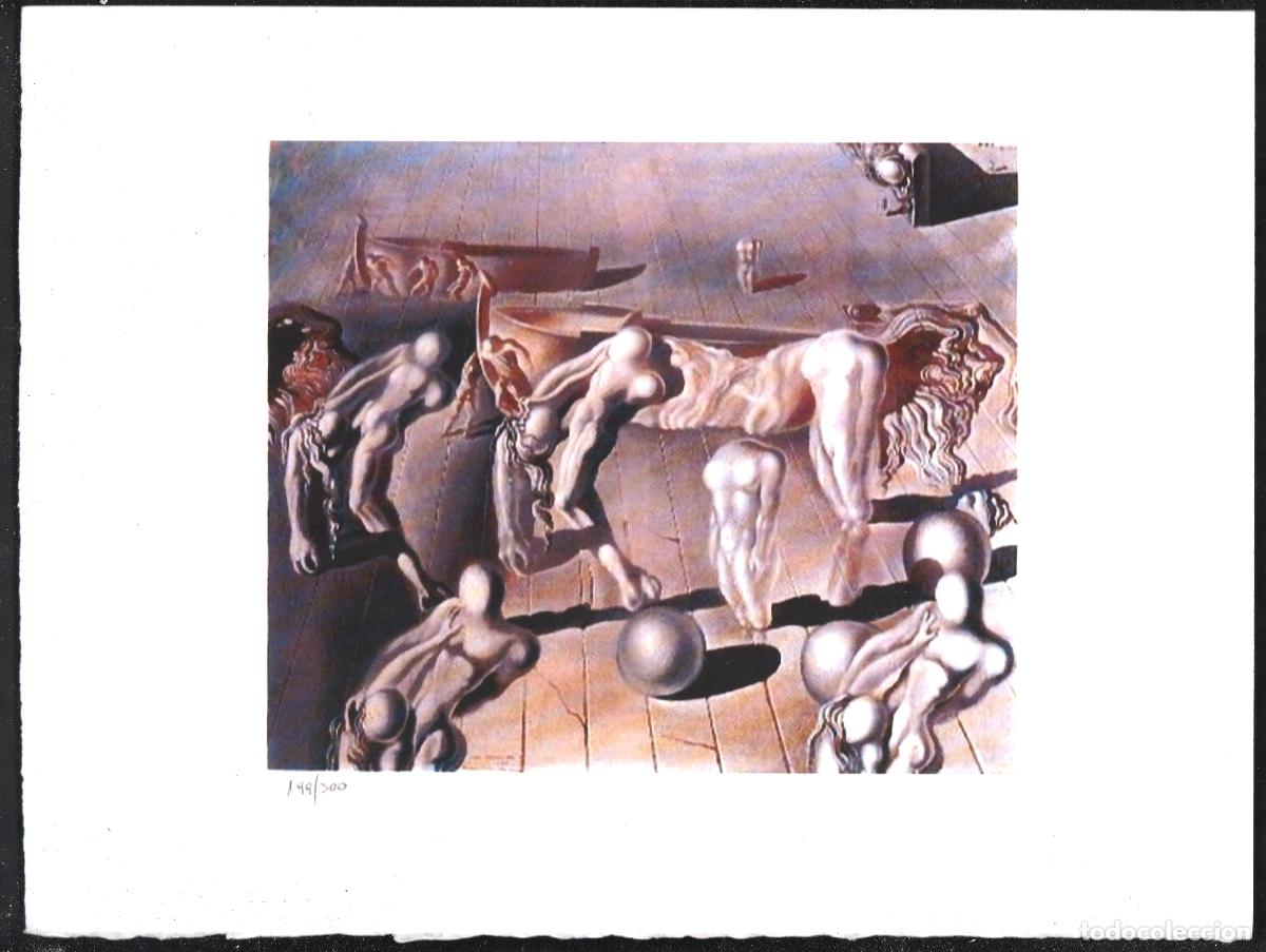 Arte: SALVADOR DAL&Iacute; CABALLO DURMIENTE REPRODUCCI&Oacute;N IMPRESI&Oacute;N DIGITAL NUMERADA L&Aacute;PIZ 199 / 300 EJEMPLARES