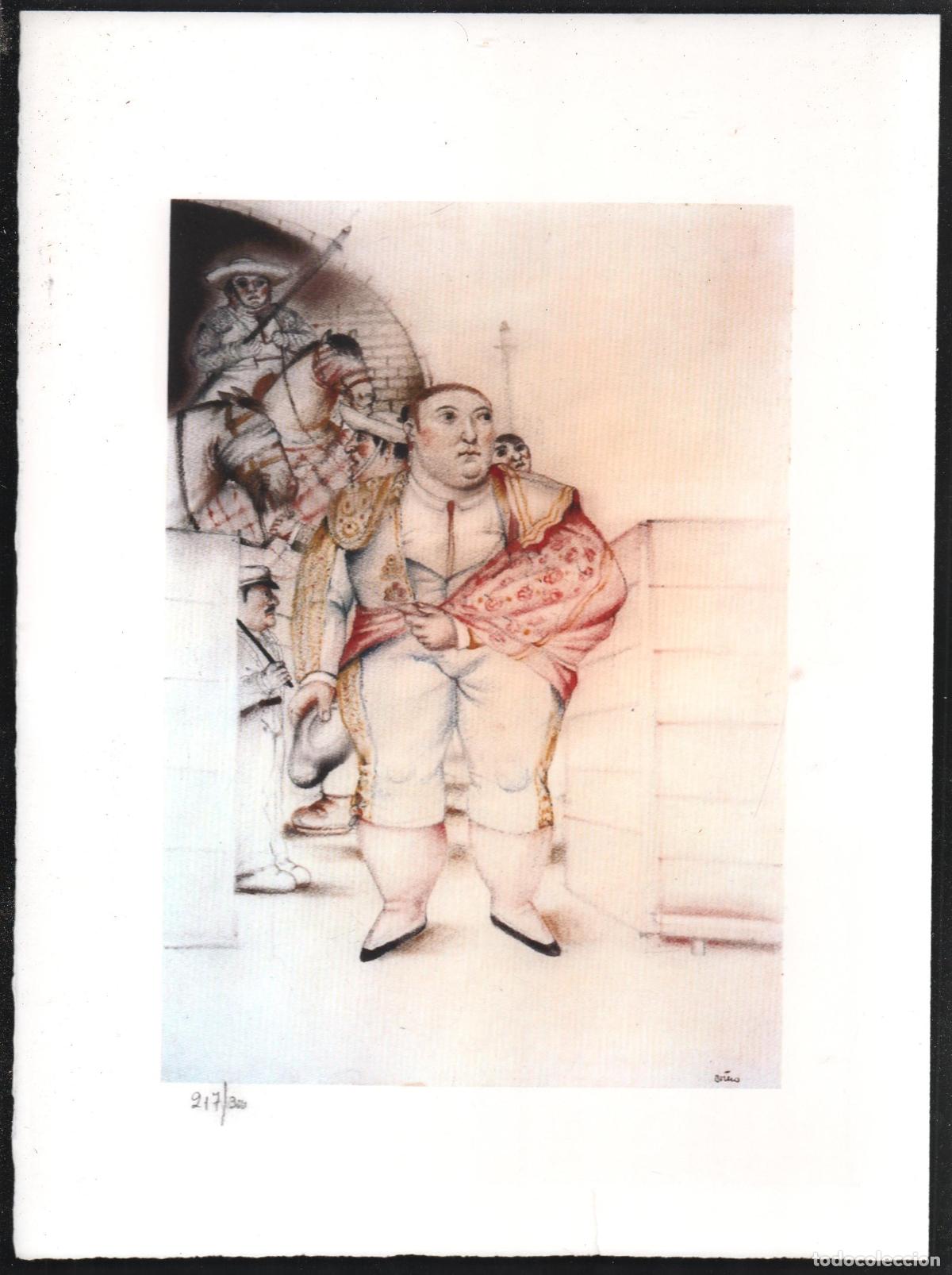 Arte: FERNANDO BOTERO ANTES PASEILLO REPRODUCCI&Oacute;N IMPRESI&Oacute;N DIGITAL NUMERADA A L&Aacute;PIZ 217 /300 EJEMPLARES