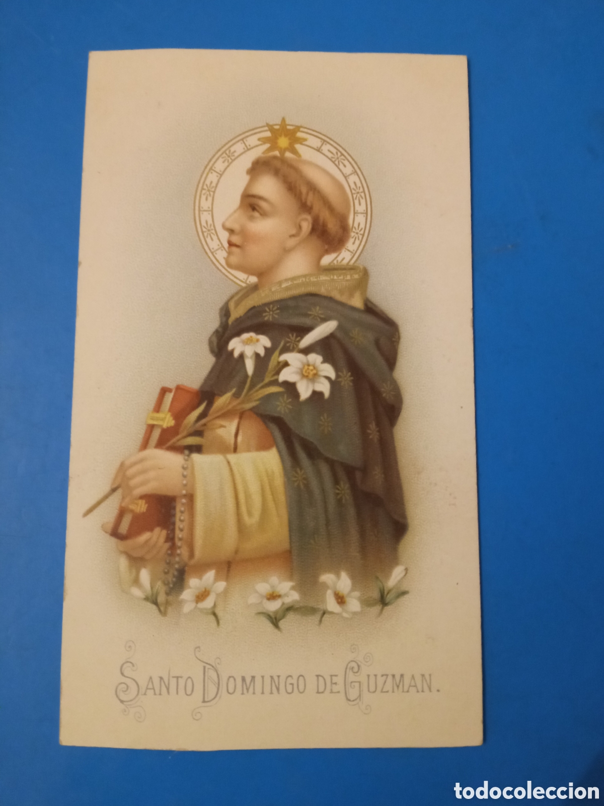 Arte: Antigua cromolitografia, Santo Domingo de Guzm&aacute;n