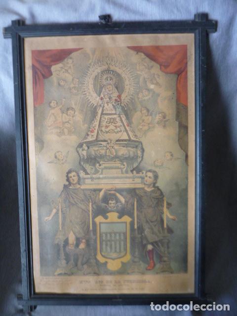 Arte: SEGOVIA NUESTRA SE&Ntilde;ORA DE LA FUENCISLA CROMOLITOGRAFIA SIGLO XIX 60 X 36 CM LARIOS Y MORE HNOS GIJON
