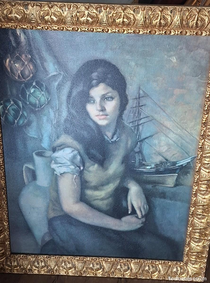 Arte: Reproducci&oacute;n &rdquo;La Gitana y el puerto&rdquo; de Francisco Ribera