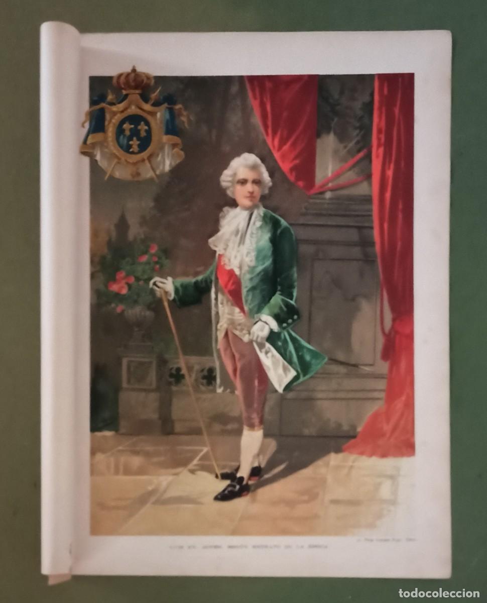 Arte: CROMOLITOGRAF&Iacute;A: Luis XV, joven, seg&uacute;n retrato de la &eacute;poca