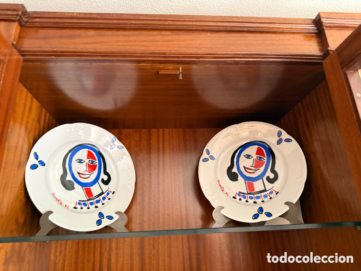 Art: Platos del artista Aurelio originales