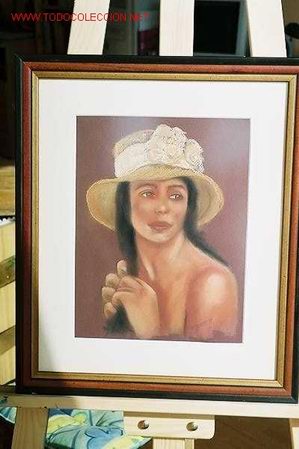 Arte: MUJER CON SOMBRERO/ FERRES M - Foto 1