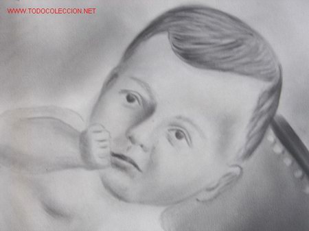 Arte: DIBUJO ARTISTICO, UN BEB&Eacute; - Foto 2