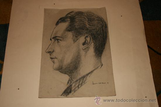 Arte: antiguo dibujo a carbon - Foto 1