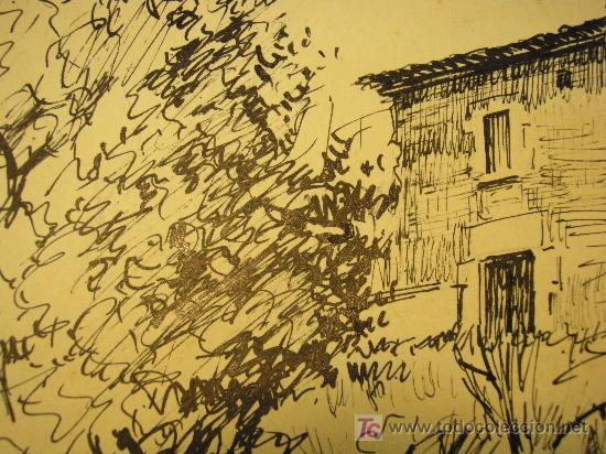 Arte: CASIO BOADA DIBUJO A PLUMILLA DE 1942 - Foto 2