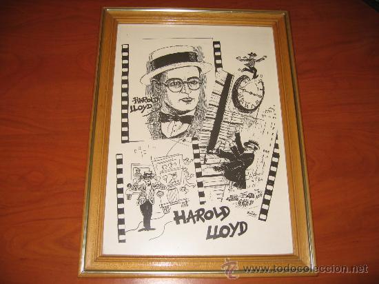 Arte: cuadro con dibujos de HAROLD LLOYD - Foto 1