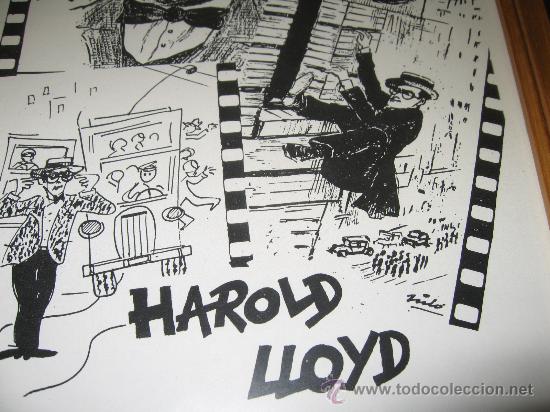 Arte: cuadro con dibujos de HAROLD LLOYD - Foto 2
