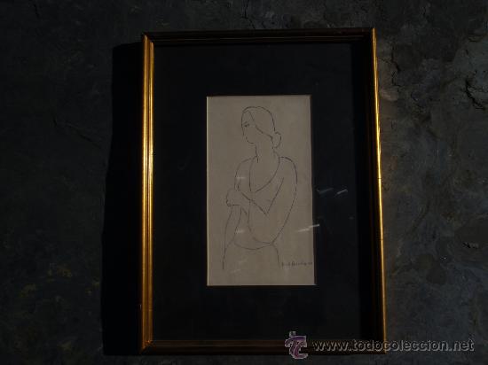 Arte: Puig Barella - dibujo - mujer - Foto 2