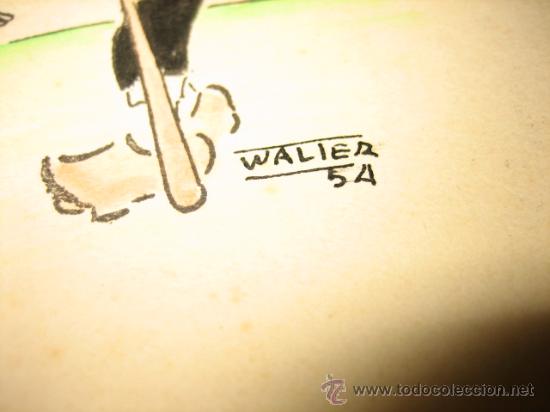 Arte: DIBUJO FIRMADO WALIER 54