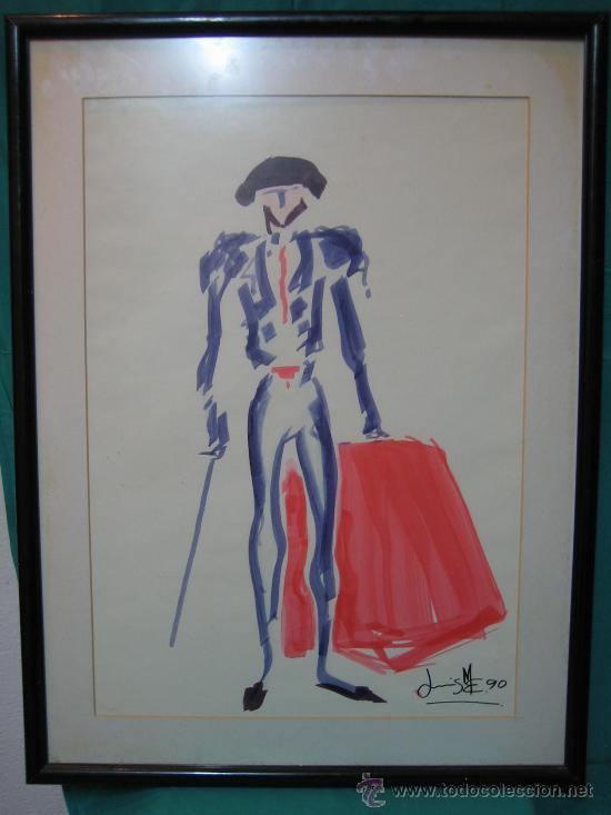 Arte: Dibujo de torero - Foto 1