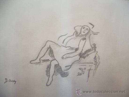 Arte: dibujo anonimo firmado B.Cristy