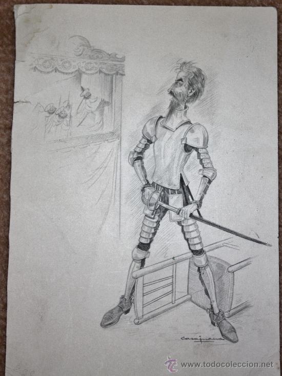 Arte: DIBUJO A LAPIZ DEL QUIJOTE - Foto 1