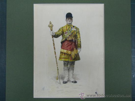 Arte: ANONIMO. PERSONAJE DE GALA - Foto 1