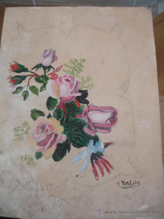 Art: FLORES FIRMADO V.TORTOSA