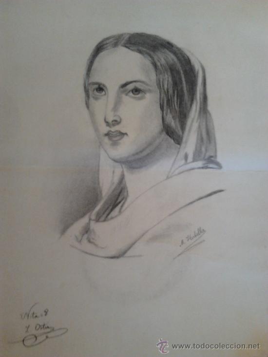 Arte: dibujo 1888 de 48x32 cms - Foto 1