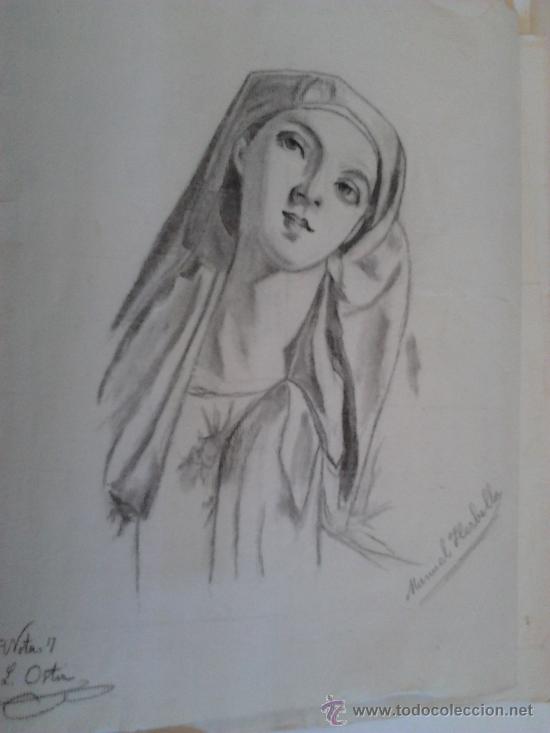 Arte: dibujo 1888 de 32x24 cms - Foto 1