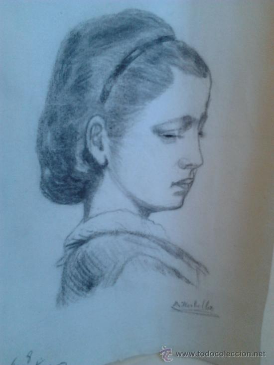 Arte: dibujo 1888 de 31x24 cms - Foto 1