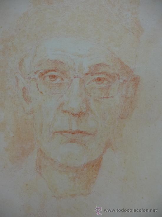 Arte: Anonimo. Dibujo en tecnica mixta - Foto 2