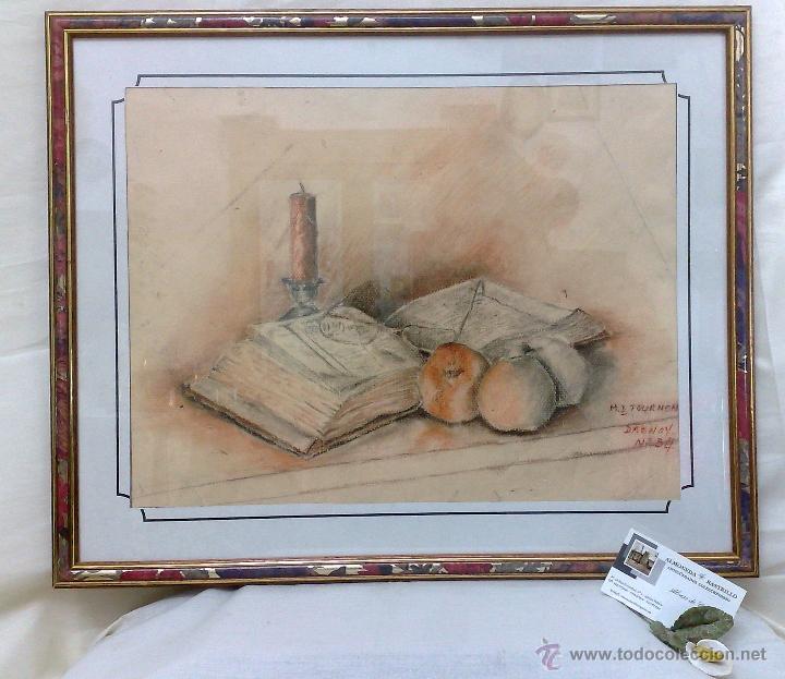 Arte: FIRMADO -.M.D.TOURNON.- DAENOY.- BODEG&Oacute;N. - Foto 3