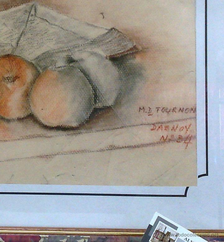 Arte: FIRMADO -.M.D.TOURNON.- DAENOY.- BODEG&Oacute;N. - Foto 4