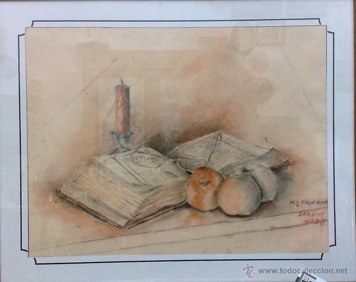 Arte: FIRMADO -.M.D.TOURNON.- DAENOY.- BODEG&Oacute;N. - Foto 7