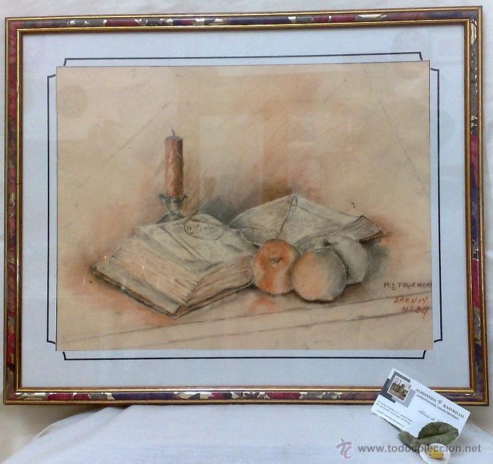 Arte: FIRMADO -.M.D.TOURNON.- DAENOY.- BODEG&Oacute;N. - Foto 1