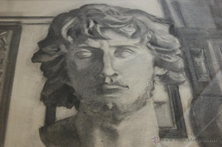 Arte: Anonimo. Dibujo a carbon. - Foto 2