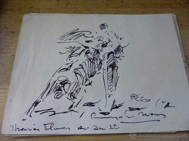 Arte: DIBUJO ORIGINAL DEL DIBUJANTE TAURINO, GONZALEZ MARCOS, FIRMADO EN CANTO INFERIOR