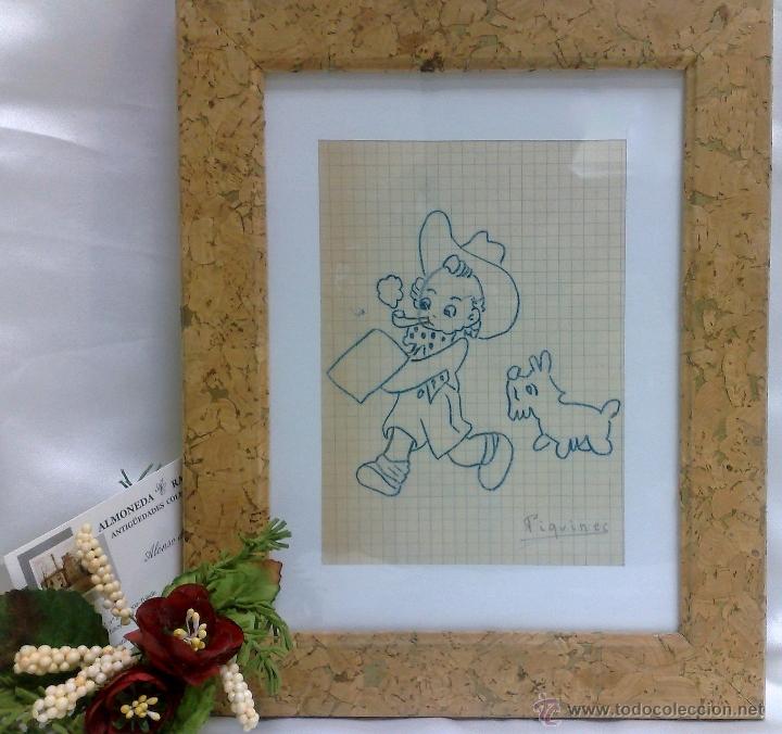Arte: DIBUJO COMIC, FIRMADO. - Foto 1
