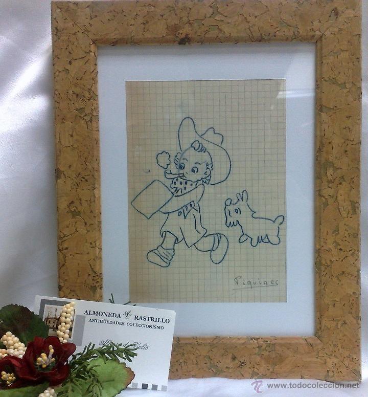 Arte: DIBUJO COMIC, FIRMADO. - Foto 2