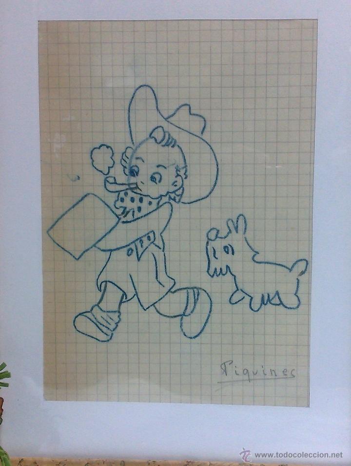 Arte: DIBUJO COMIC, FIRMADO. - Foto 3