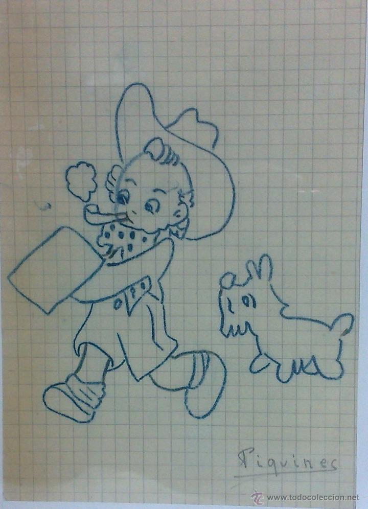 Arte: DIBUJO COMIC, FIRMADO. - Foto 5