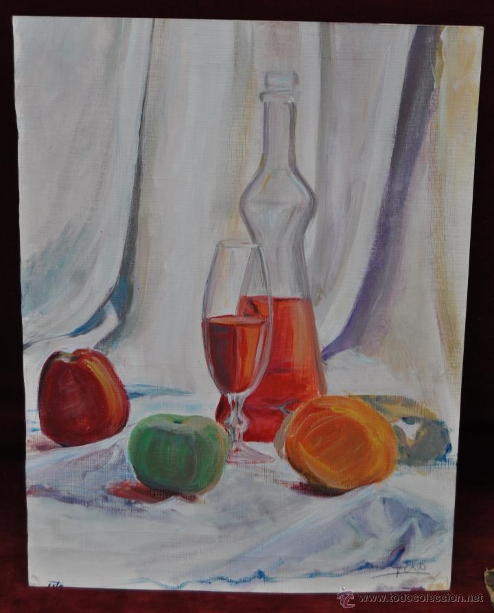 Arte: ILEGIBLE, TECNICA MIXTA. BODEGON - Foto 1