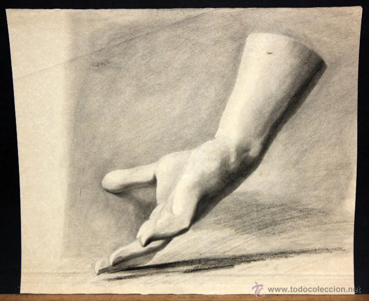 Arte: ANONIMO. DIBUJO A CARBON. MANO - Foto 1