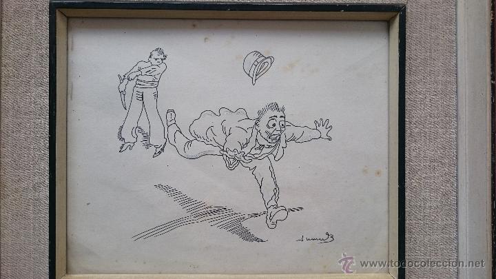 Arte: DIBUJO A TINTA en marco - Foto 1