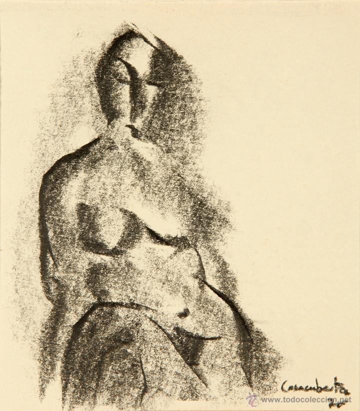 Arte: CASACUBERTA CODINACH, dibujo con marco - Foto 1