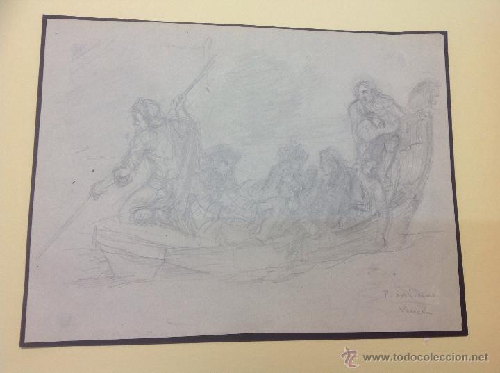 Arte: Pablo Salinas. En la barca. - Foto 1