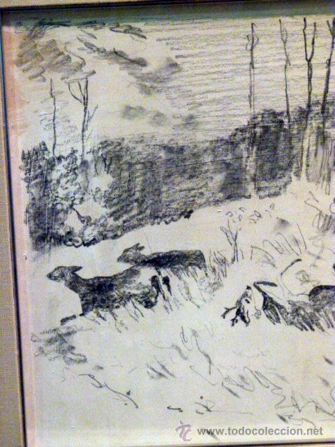 Arte: Dibujo original de Eberhard Schlotter con marco - Foto 2