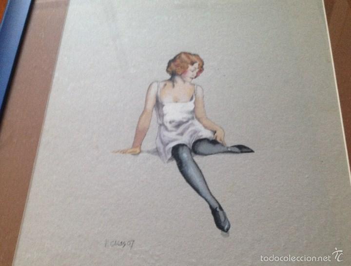 Arte: Mujer en ropa interior - Foto 1