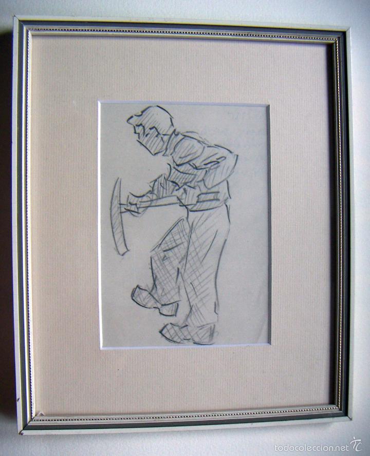 Arte: Dibujo de Rafael Botella con marco de &eacute;poca - Foto 1