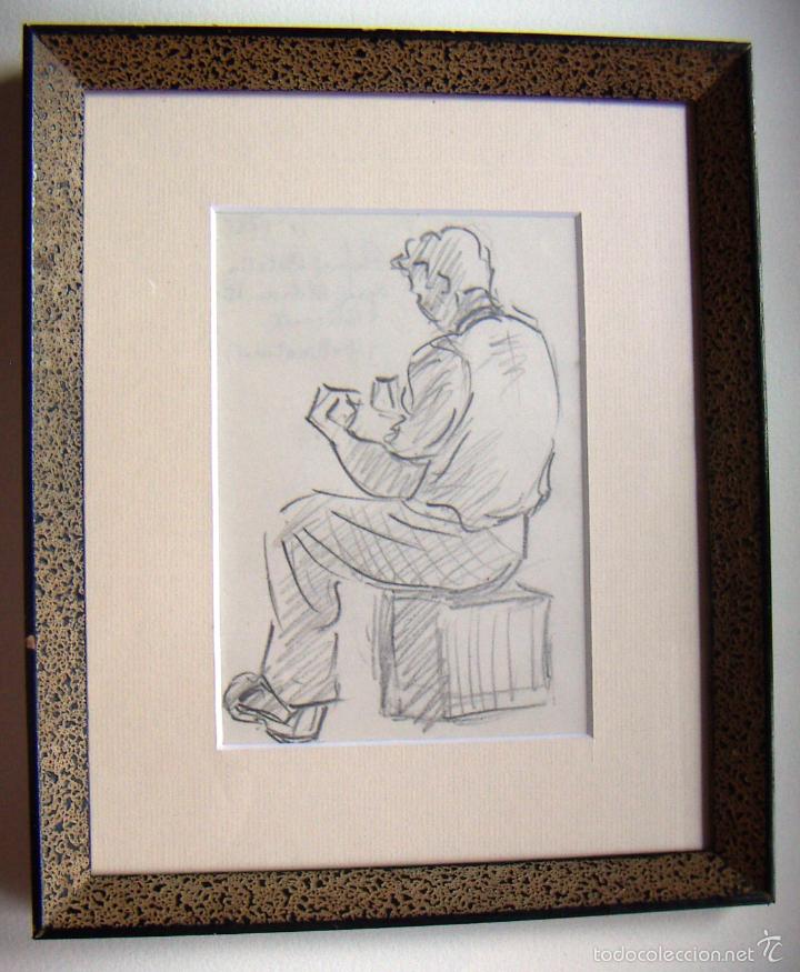 Arte: Dibujo de Rafael Botella con marco de &eacute;poca - Foto 1
