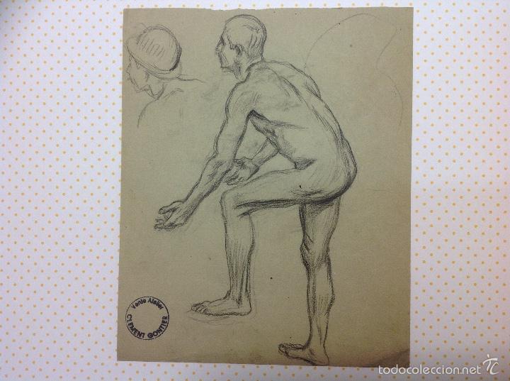 Arte: Clement Gontier. Estudi&oacute; anat&oacute;mico. - Foto 1