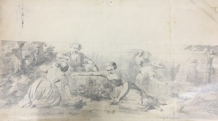 Arte: Dibujo an&oacute;nimo antiguo - Foto 1