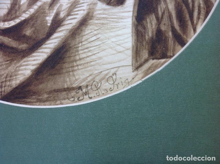 Arte: Firmado con siglas. Gitanillas. - Foto 2